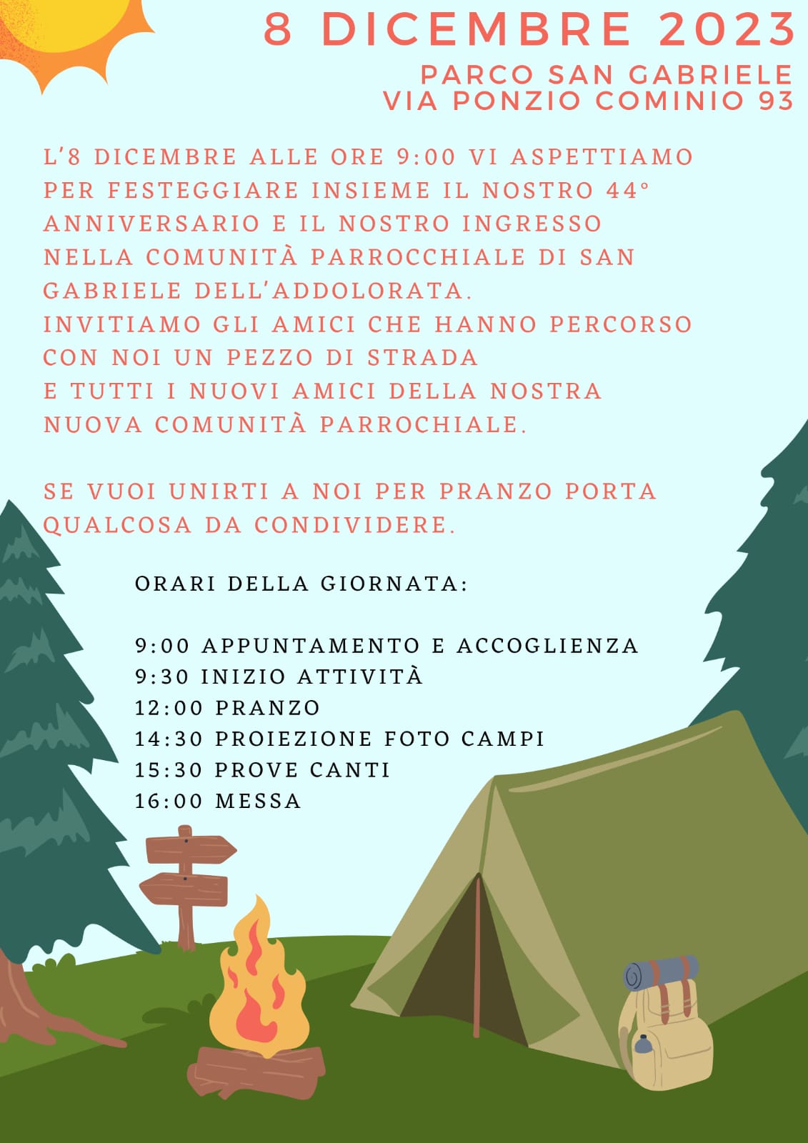 44°Anniversario del gruppo scout Roma 116